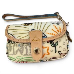 Dooney & Bourke Disney Sketch Princess Castle Wristlet Pouch